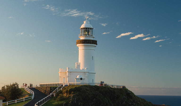 photo of Cape Byron Lighthouse at sunrise