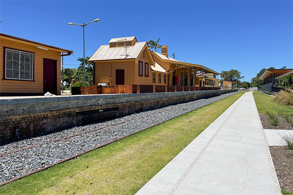 Photo of the Byron Bay Train's town station
