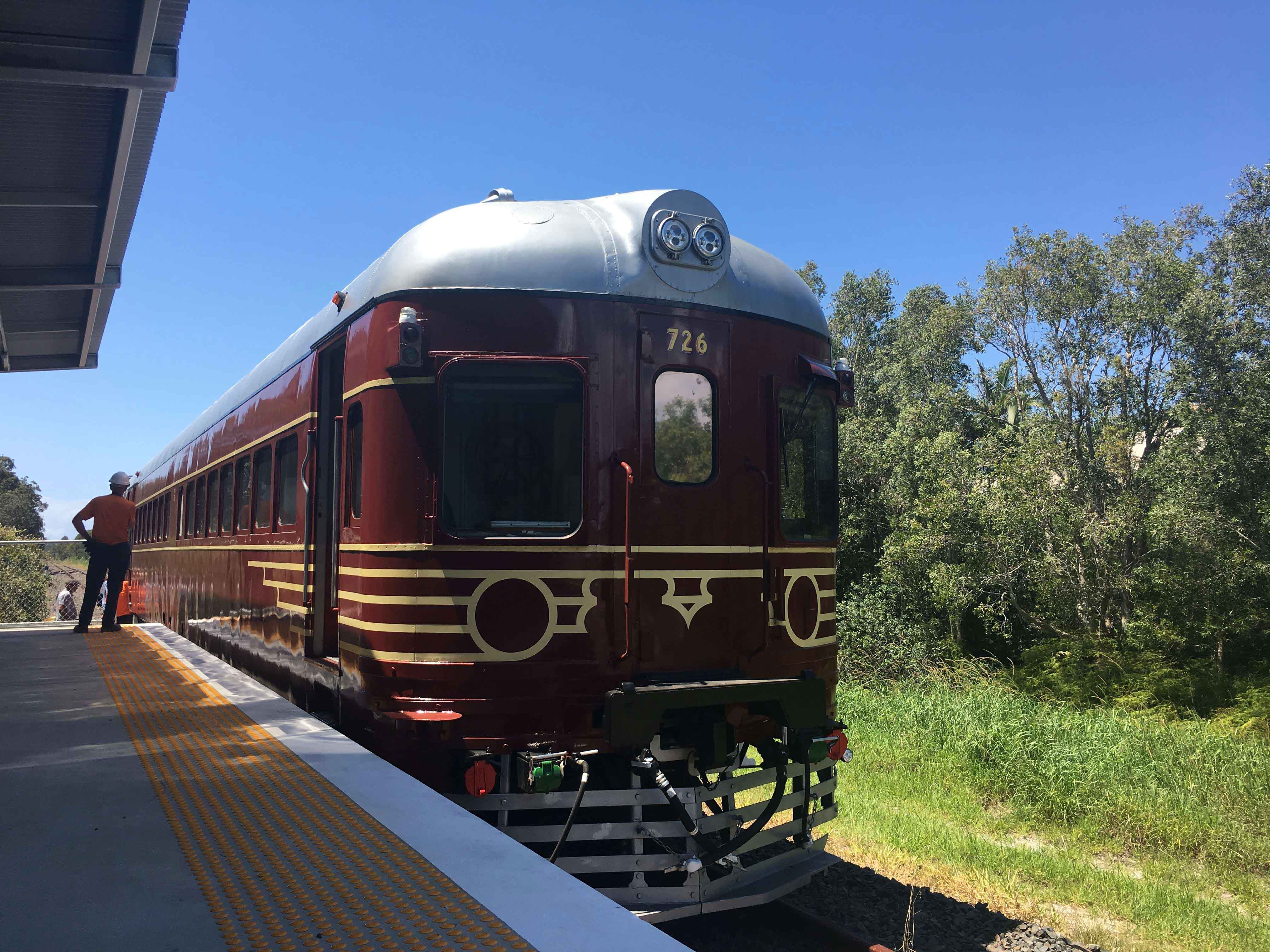 image of the Byron Bay train